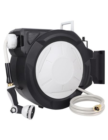 Carrete de Manguera de Jardín ITEFDTUTNE 30.48m Automático