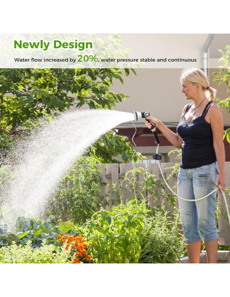 Carrete de Manguera de Jardín ITEFDTUTNE 30.48m Automático