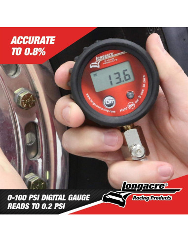 Medidor de Presión de Neumáticos Digital Longacre 53036
