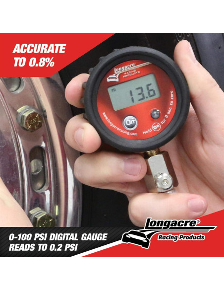 Medidor de Presión de Neumáticos Digital Longacre 53036