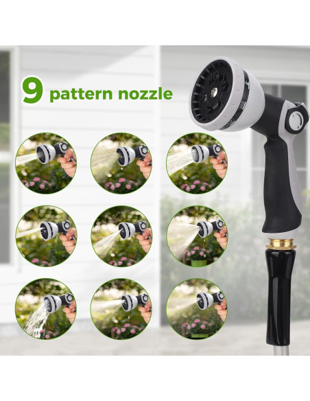 Carrete de Manguera de Jardín ITEFDTUTNE 30.48m Automático