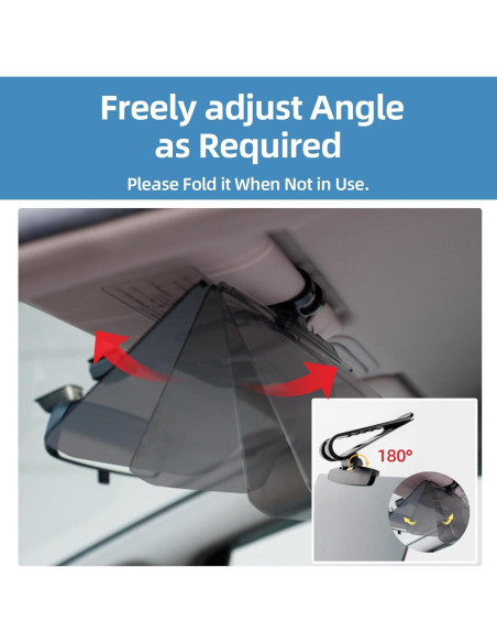 Extensor de Visera de Coche FuKuEn UV 400 Ajustable 33x14.5cm Extensor de Visera de Coche FuKuEn UV 400 Ajustable 33x14.5cm