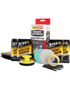 Kit de Restauración de Faros XPERTCHEMY - Eliminación de Nublamiento y Rayones 2