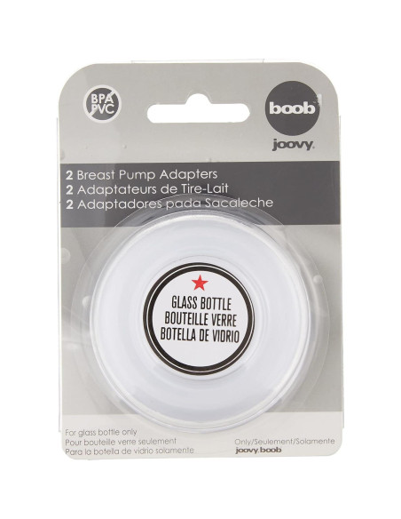 Adaptadores de extractor de leche Joovy Boob - 2 unidades