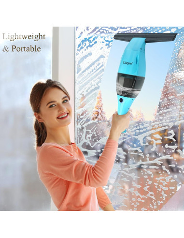 Limpiador de Ventanas Aspirador Inalámbrico Licyor W202 1.07kg