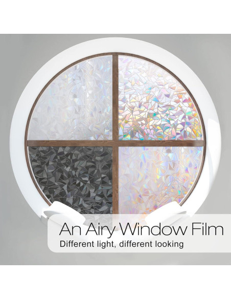 Película de Privacidad para Ventanas rabbitgoo 44.5x200 cm