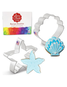 Juego de Cortadores de Galletas Ann Clark Playa 2 Piezas