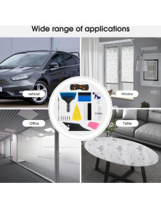 Kit de herramientas para aplicación de película YXGOOD 9 piezas 2
