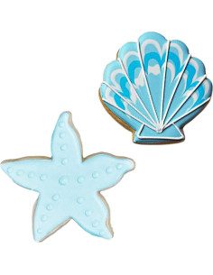 Juego de Cortadores de Galletas Ann Clark Playa 2 Piezas 2