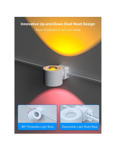 Apliques de Pared Inteligentes ANGELHALO RGB 1080 Lúmenes 2