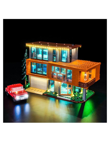 Kit de Luz LED LocoLee para LEGO Casa Cullen 21354