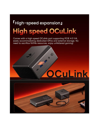 Mini PC AOOSTAR GT37 AMD Ryzen 9 32GB RAM 1TB SSD Triple Pantalla