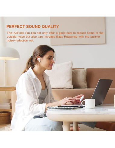 Consejos de Silicona para AirPods Pro - 3 Tamaños Ajustables