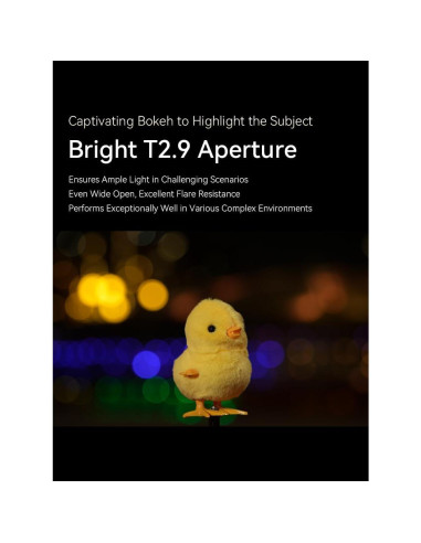 Lente Cine Macro 2X 7artisans 120mm T2.9 Full-Frame