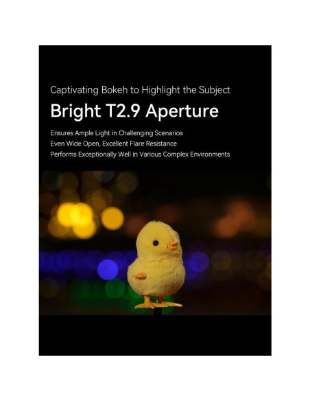 Lente Cine Macro 2X 7artisans 120mm T2.9 Full-Frame Lente Cine Macro 2X 7artisans 120mm T2.9 Full-Frame