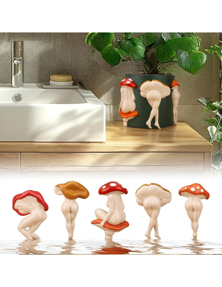 Maceta de Cuerpo Femenino GUGUGO 12.7 cm Verde Salvia