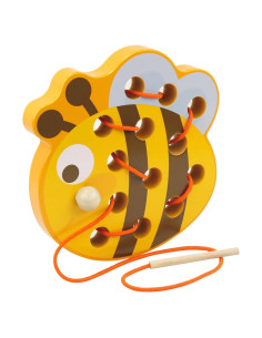 Juguete de Enhebrado de Madera Sealive Abeja para Niños