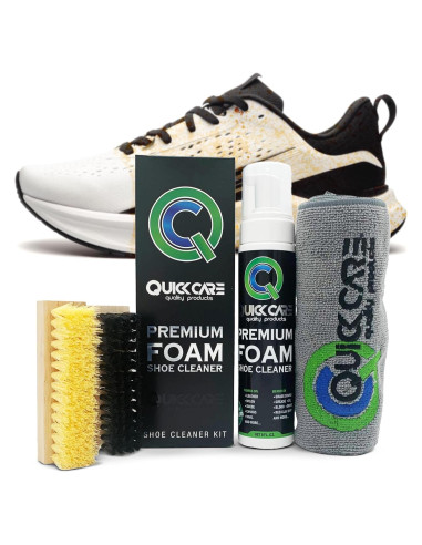 Kit de Limpiador de Zapatos Espuma Premium QuickCare 340 g