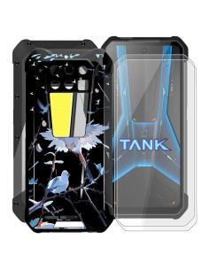 Funda Ultra Fina WXPPJ para Unihertz 8849 Tank 3 Pro + 2 Protectores