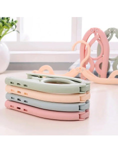 5 Perchas Plegables Portátiles Genérica 3.81 cm Ahorra Espacio 2