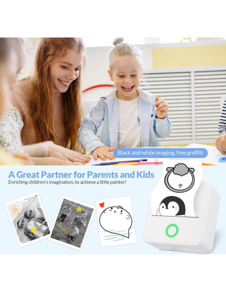 Impresora de Etiquetas Térmica Bluetooth EIen Mini Portátil Impresora de Etiquetas Térmica Bluetooth EIen Mini Portátil