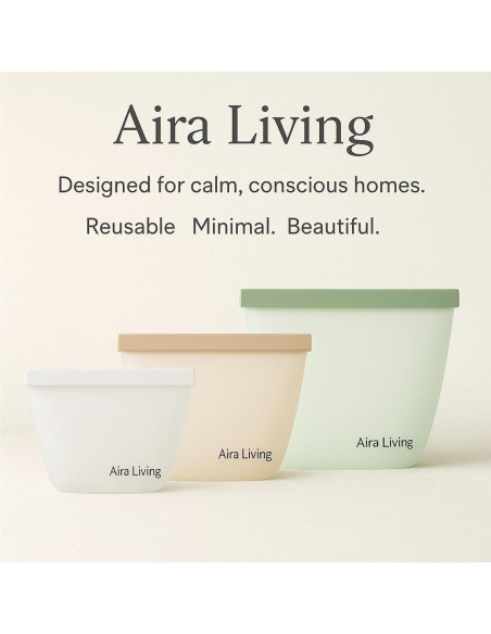 Bolsas de Silicona Reutilizables Aira Living - 3 Tamaños Ecológicas Bolsas de Silicona Reutilizables Aira Living - 3 Tamaños Ecológicas