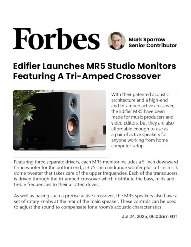 Altavoces Edifier MR5 2.0 Inalámbricos 110W Bluetooth Negro