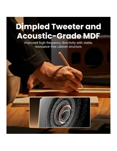 Altavoces Edifier MR5 2.0 Inalámbricos 110W Bluetooth Negro