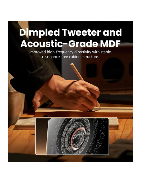 Altavoces Edifier MR5 2.0 Inalámbricos 110W Bluetooth Negro