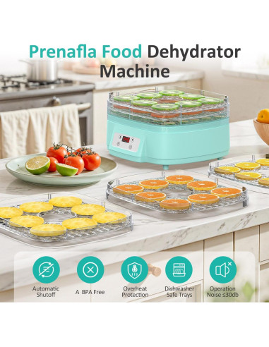 Deshidratadora de Alimentos Prenafla 6 Bandejas 200W Digital