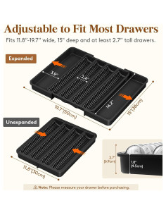 Organizador de Cajón para Cápsulas de Café Lifewit Expandible 2