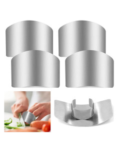 Protector de Dedos ZOCONE Acero Inoxidable 4 Pcs