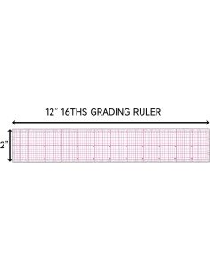 Regla de Costura YLaziion 30.48 cm Transparente Flexible 2
