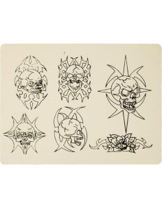 5 Piezas Piel de Práctica para Tatuajes Rosenice 20x15cm 2