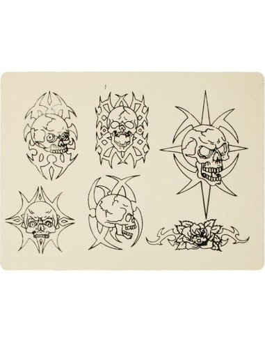 5 Piezas Piel de Práctica para Tatuajes Rosenice 20x15cm