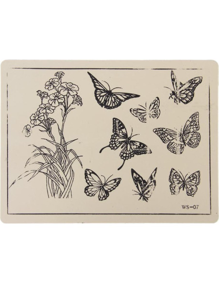 5 Piezas Piel de Práctica para Tatuajes Rosenice 20x15cm