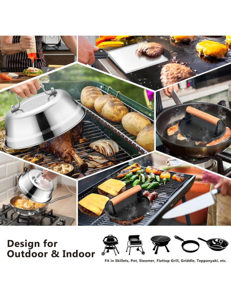 Kit de Accesorios para Plancha Joyfair 5 Piezas BBQ