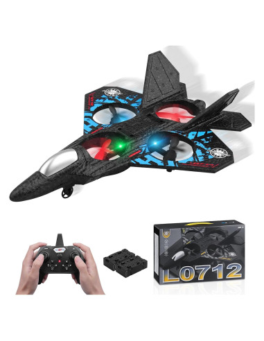 Avión RC Beffkkip L0712 Control Remoto 35.3cm Azul