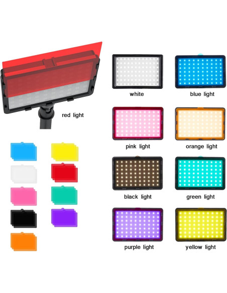 Luz LED de Escritorio YouPro PB004 con 9 Filtros de Color