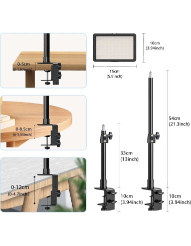 Luz LED de Escritorio YouPro PB004 con 9 Filtros de Color