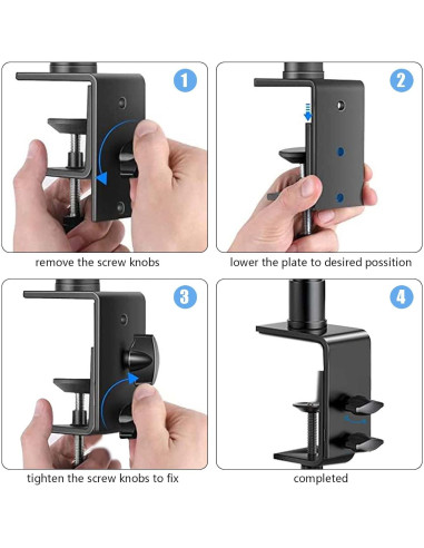 Luz LED de Escritorio YouPro PB004 con 9 Filtros de Color