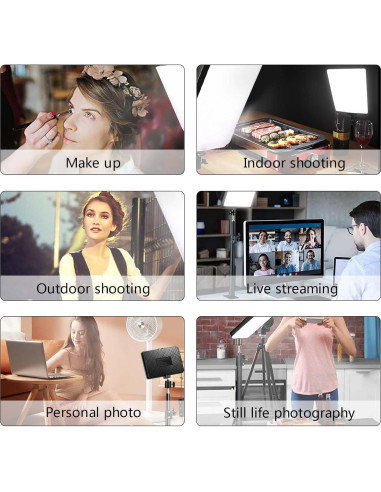 Luz LED de Escritorio YouPro PB004 con 9 Filtros de Color