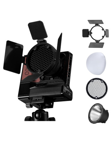 Kit de Luz de Video LED Bi-Color Colbor W100 con Batería 71Wh
