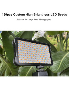 Luz de Selfie LUCKDANO con Filtro CPL 52mm y Trípode Ajustable 2