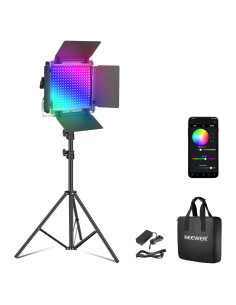 Luz de Video LED RGB NEEWER RGB660 PRO II 50W Dimmable