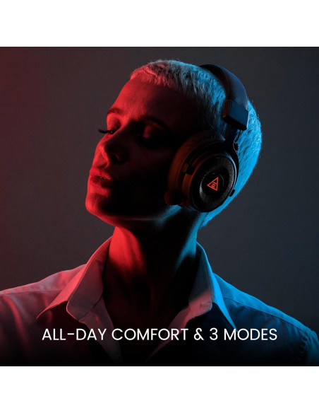 Auriculares Gaming Inalámbricos EKSA E900Pro 50mm 7.1 Surround Auriculares Gaming Inalámbricos EKSA E900Pro 50mm 7.1 Surround