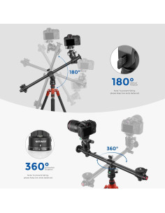 Brazo Horizontal de Trípode NEEWER 76cm Ajustable 10kg 2