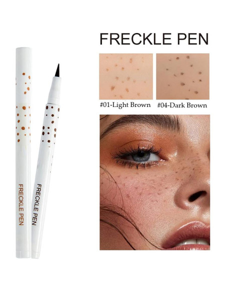 Bolígrafo de Pecas Impermeable Aaiffey 2 Colores Secado Rápido