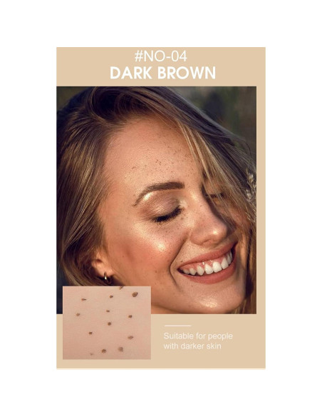 Bolígrafo de Pecas Impermeable Aaiffey 2 Colores Secado Rápido