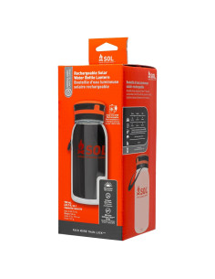 Botella de Agua y Lámpara Solar S.O.L. 700 mL Recargable